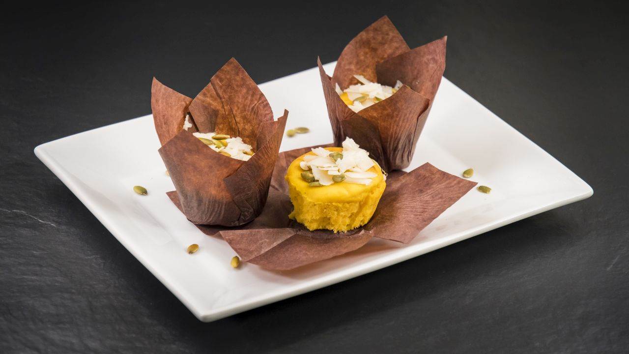 Cupcake salati alla zucca e Provolone Valpadana DOP Dolce