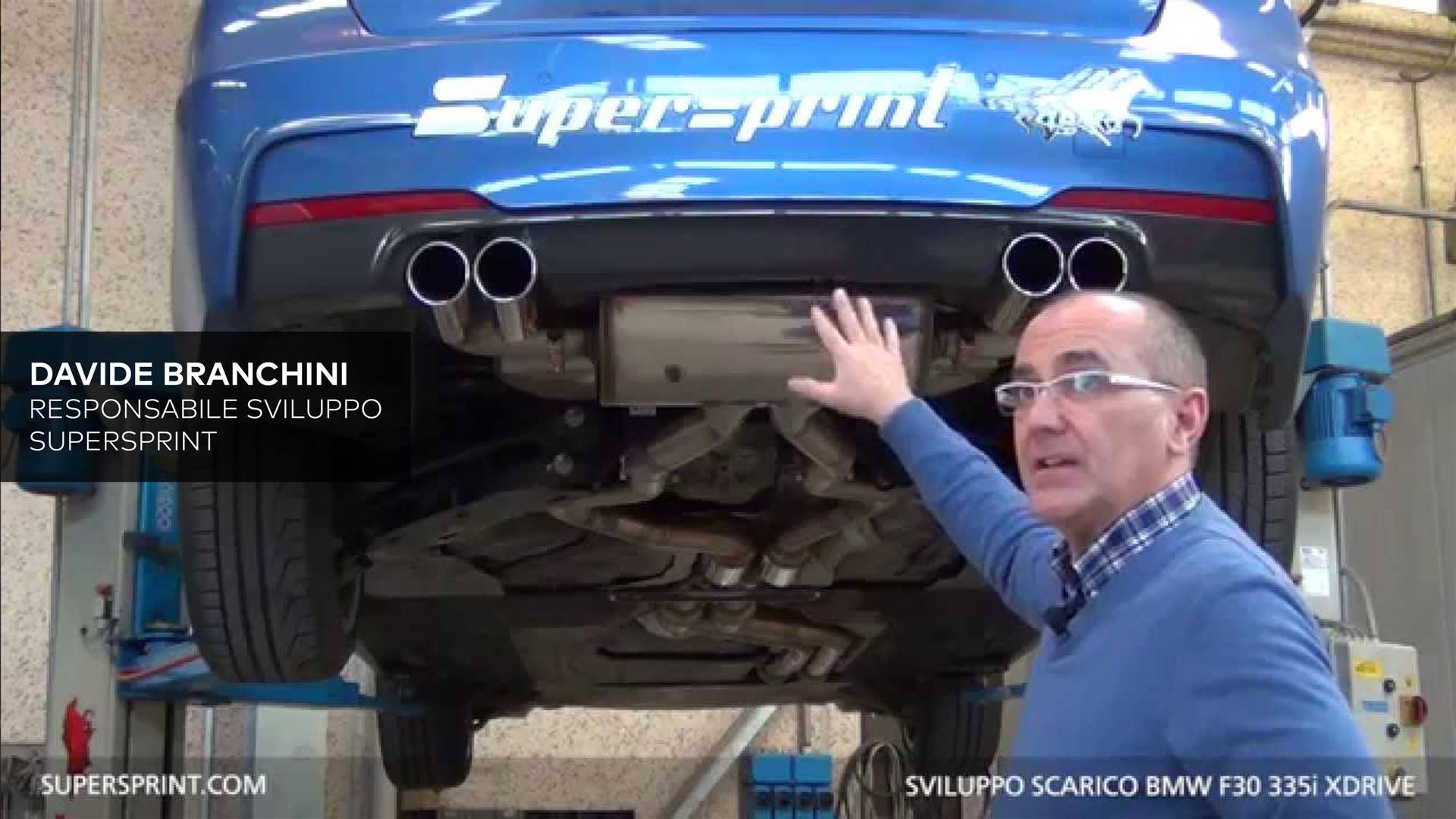 SupersprintExhaust for BMW F30 335i xDrive 2012