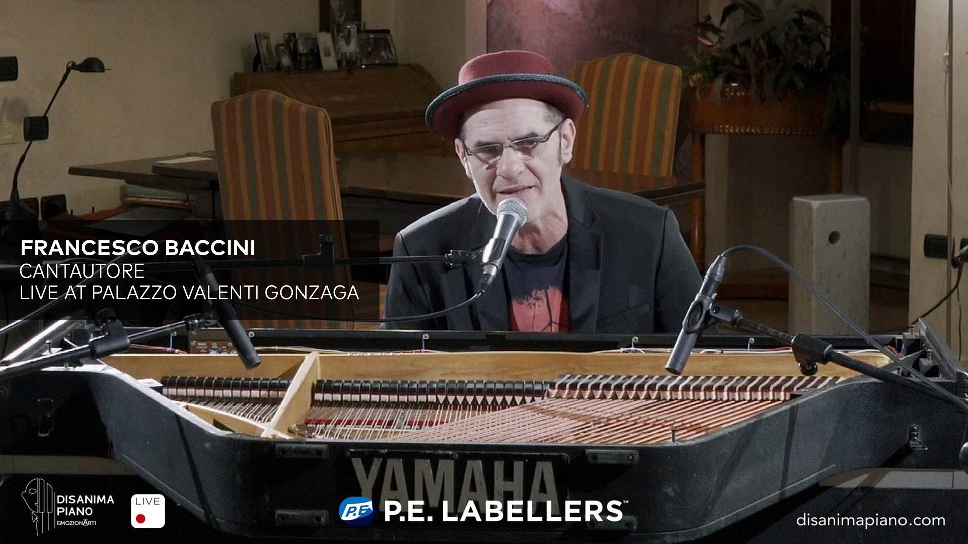 Disanima Piano<br> Francesco Baccini Live at Palazzo Valenti Gonzaga