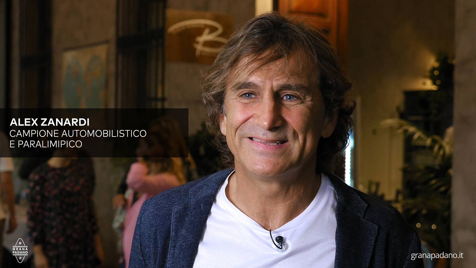 Grana PadanoAperitivo con Alex Zanardi