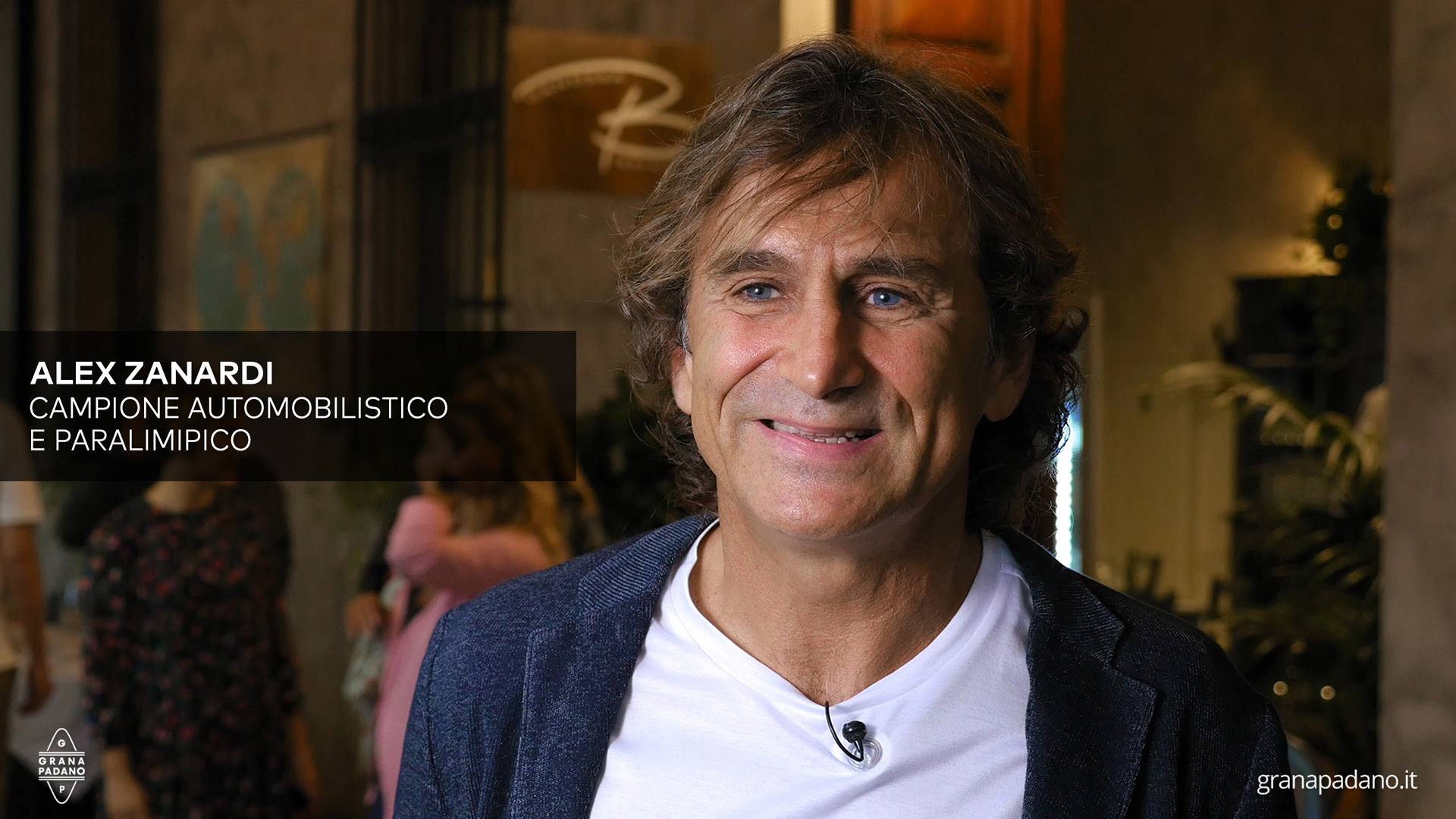 Grana PadanoAperitivo con Alex Zanardi