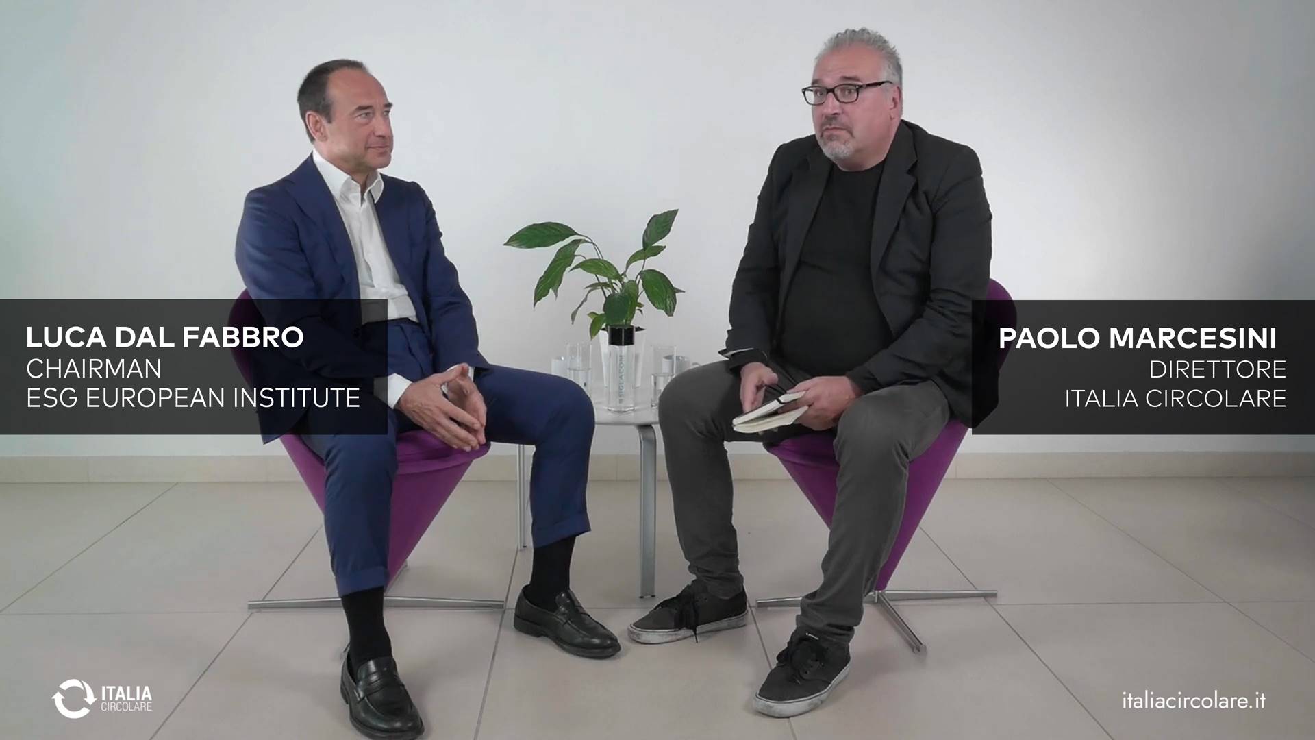 Italia Circolare Paolo Marcesini talks with Luca Dal Fabbro