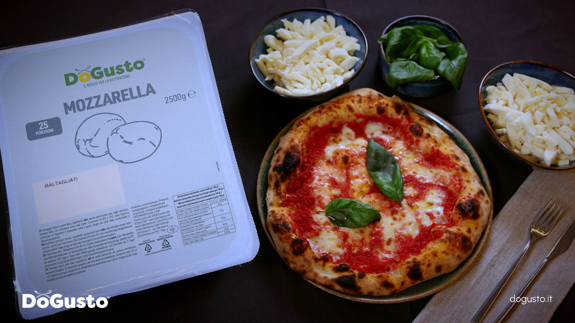 DoGusto<br /> Pizza Margherita con Mozzarella DoGusto
