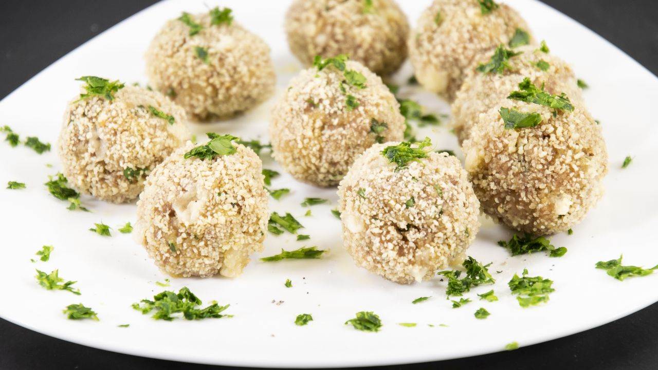 Polpette di carne e Provolone Valpadana DOP piccante