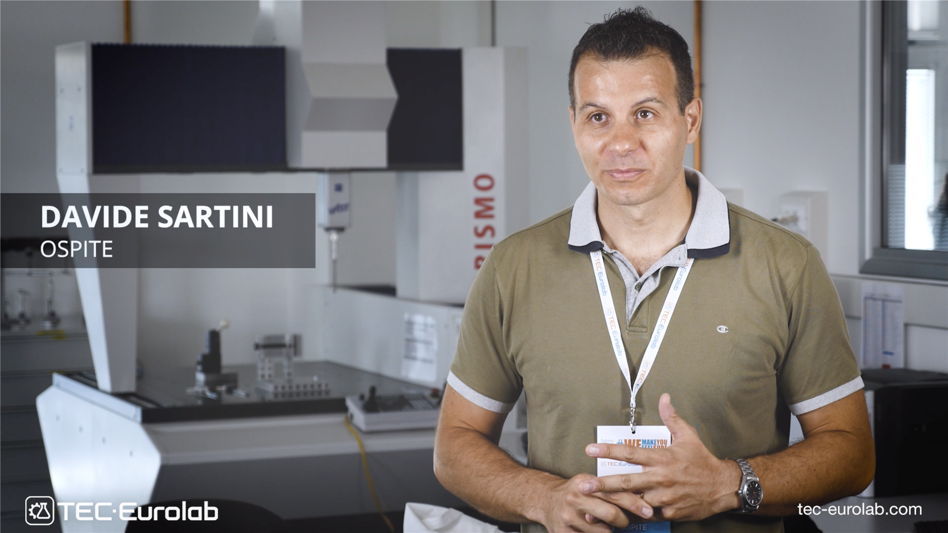 TEC Eurolab <br>Intervista a Davide Sartini - Open Day