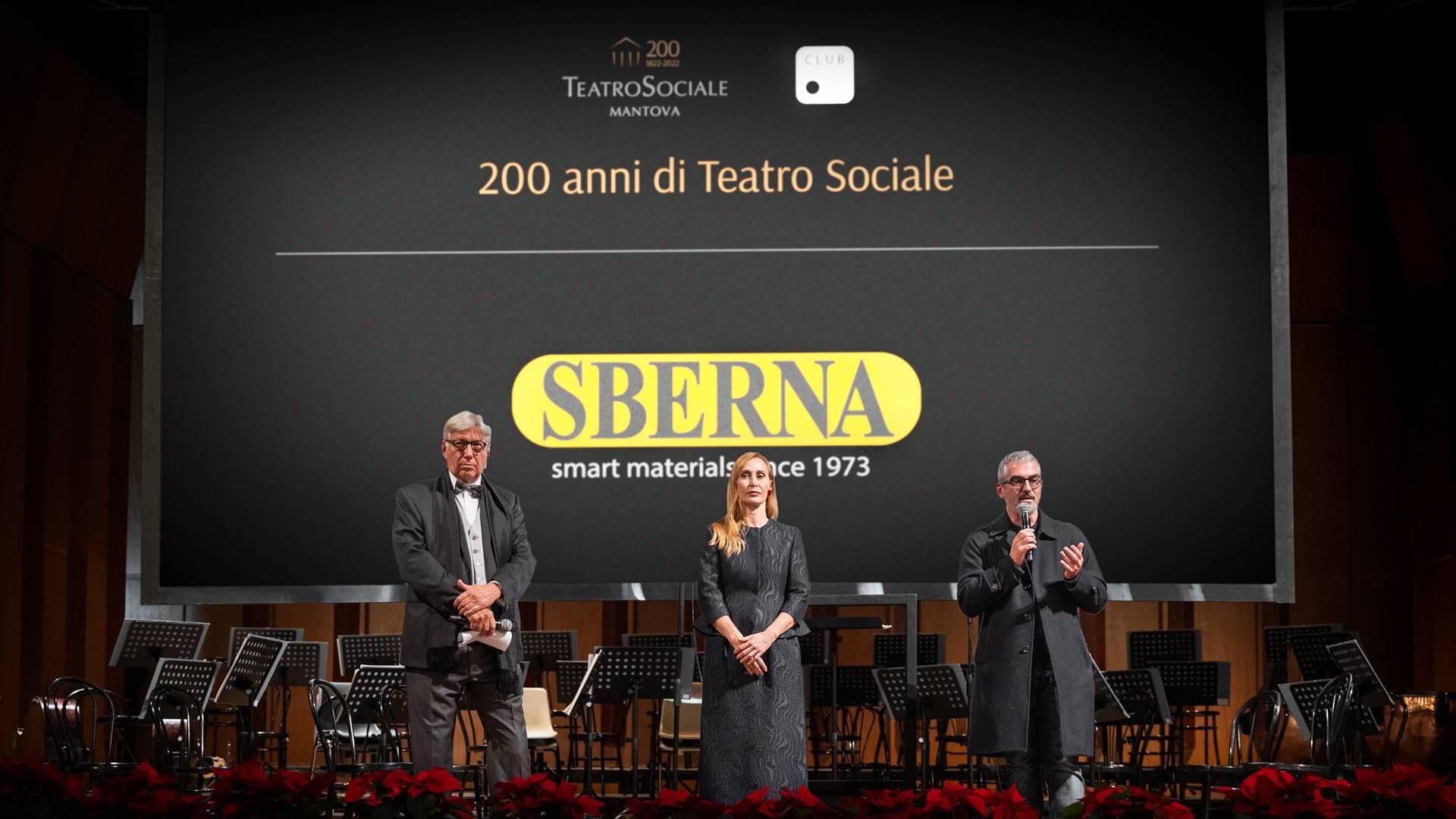 Teatro Sociale Mantova . Sberna . Siglacom Club Celebrazione Bicentenario